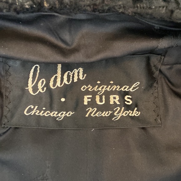 Swakara Lamb & Mink Fur Jacket - Picture 10 of 16